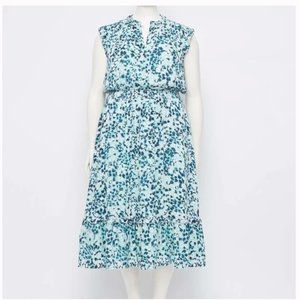 *GOING, GOING, GONE SALE* Shimmer Floral Ruffle Sleeve Dress - Sz 18W